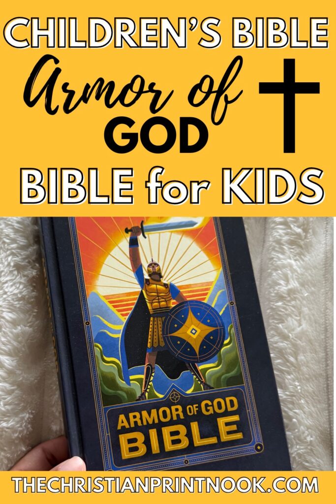 Children's Bible Armor of God Bible Pin Image 1 Copy